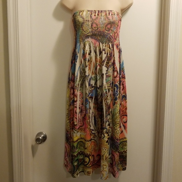 DNLA sport multi color summer dress - Picture 3 of 8